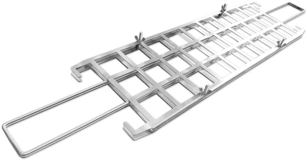 Schneider Steakklemme für Vertikalgrill Gesundheitsgrill 66 aus Edelstahl