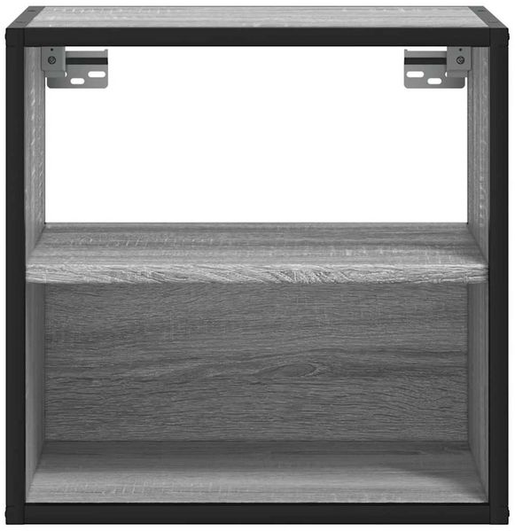 vidaXL Wand-Nachttische 2 Stk. Grau Sonoma 40x31x39,5 cm 848751 Bild 5