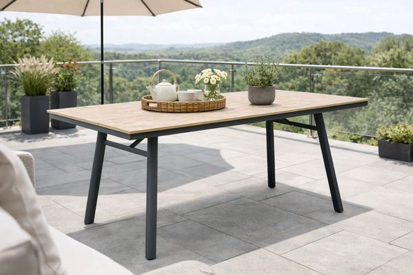 Destiny Esstisch SAN MARINO Tisch, rechteckig 180 x 90 x 74 cm, holzfarben