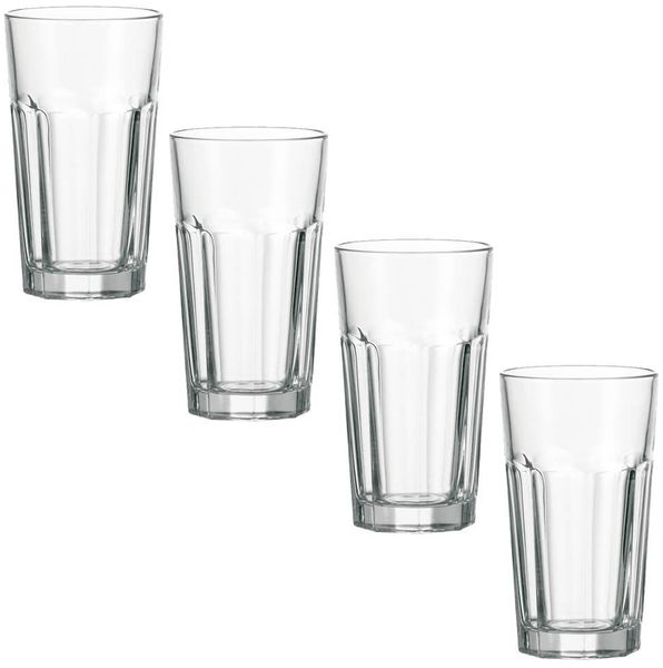 Leonardo Wasserglas Set 4-tlg. Rock 540ml