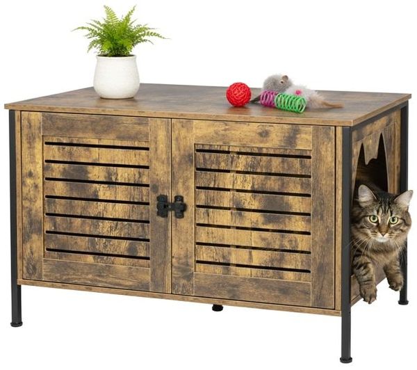 Relaxdays Katzenschrank für Katzenklo