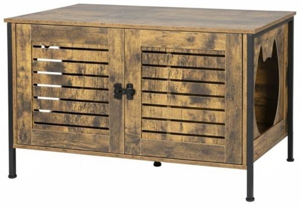 Relaxdays Katzenschrank für Katzenklo Bild 9