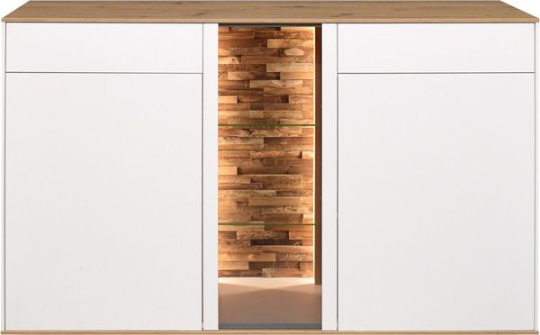 Mäusbacher Kommode, Faro Sideboard B 159 cm, inkl. Beleuchtung, Push to open Funktion