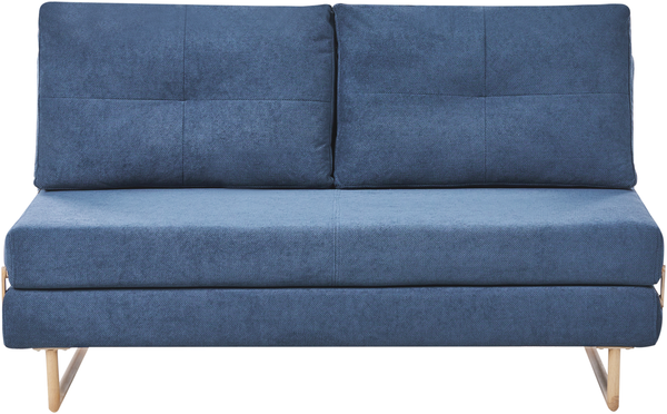 Schlafsofa 3-Sitzer JERSLEV Stoff Blau