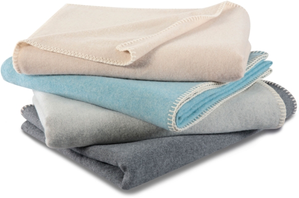 Wolldecke Arezzo Stripe, Biederlack, mit recycelter Wolle Bild 2