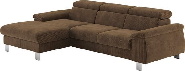 COTTA Ecksofa Komaris L-Form, B: 244 cm, mit Kopfteilverstellung, optional Bettfunktion, Bettkasten & Licht Bild 4