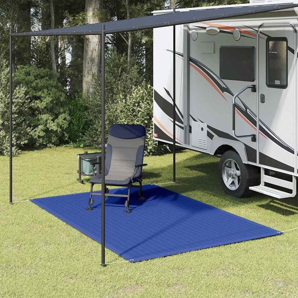 vidaXL Zeltteppich 250x200 cm Blau HDPE 310719