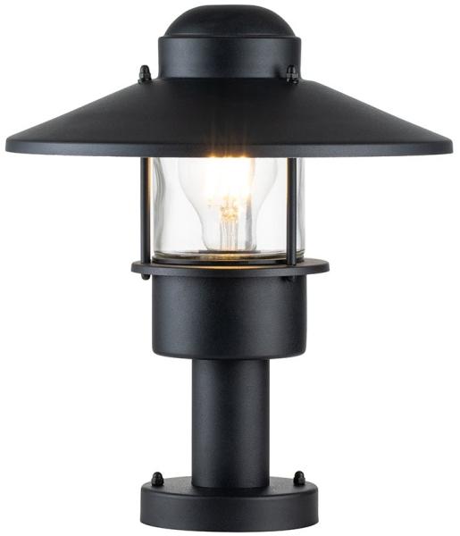 Elstead Lighting Klampenborg Sockelleuchte 1-Light Schwarz IP44 E27