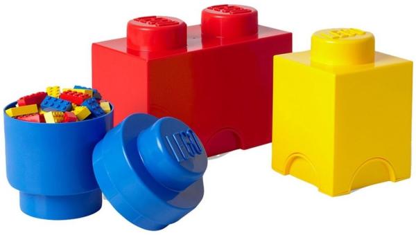 Room Copenhagen 'LEGO Storage Multi Pack' 3-er Aufbewahrungsbox bunt