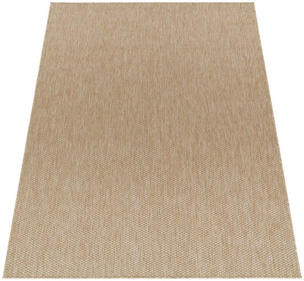 KADIMA DESIGN Teppich Unifarben Wohnzimmer schmutzabweisend Teppich Kurzflor, Rechteckig, Höhe: 4 mm, 100% Polypropylen,60x100, Beige