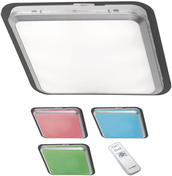Reality|Trio LED-Deckenleuchte RL135, Hängeleuchte Effektleuchte, Farbwechsel RGB