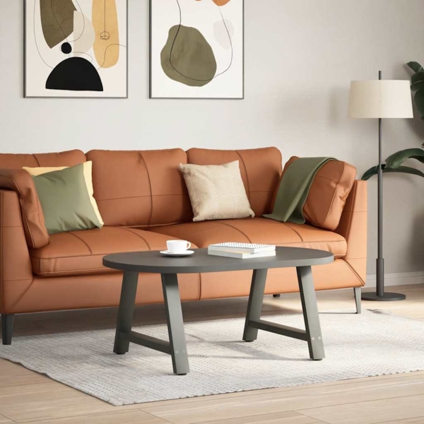 vidaXL Couchtischbeine A-Form 2 Stk. Anthrazit 60x(42-43) cm Stahl 4012838