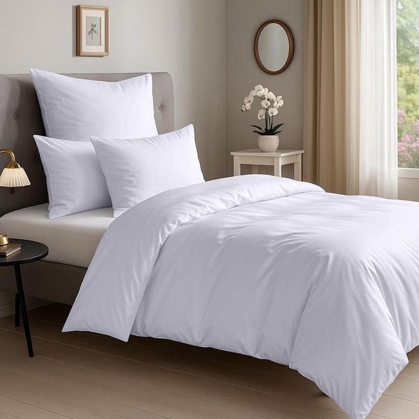 TRAUMSCHLAF Bettwäsche Uni Tencel™ Lyocell, Lyocell, 3 teilig, glatte Oberfläche und super angenehmes weiches Hautgefühl