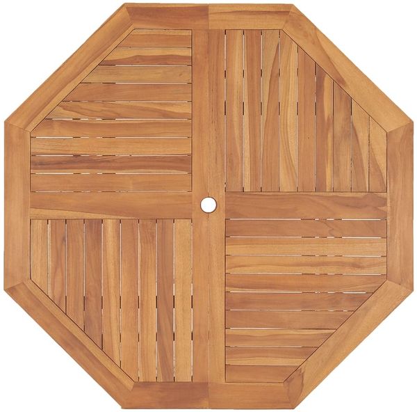 vidaXL Garten-Esstisch 110x110x75 cm Massivholz Teak 318478 Bild 4