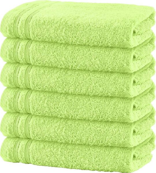 Erwin Müller Handtuch Handtuch "Heidelberg" 6er-Pack, Frottier, Walk-Frottier Uni