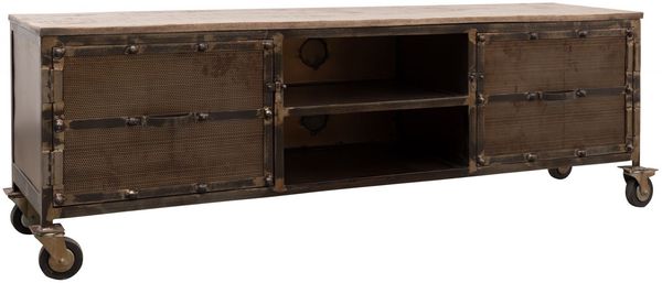 TV-Board Mango 170x40x60 braun lackeirt HEAVY INDUSTRY #233
