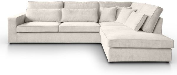 Beautysofa Ecksofa mit dekorativen Kissen PARMA, im modernes Design, klassische Polsterecke inklusive Wellenfedern