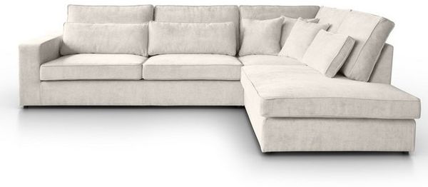 Beautysofa Ecksofa mit dekorativen Kissen PARMA, im modernes Design, klassische Polsterecke inklusive Wellenfedern Bild 4