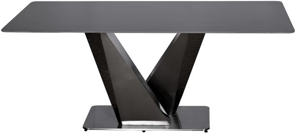 Livin Hill Esstisch 180cm Modig Graphitbeine, schwarze Tischplatte M30