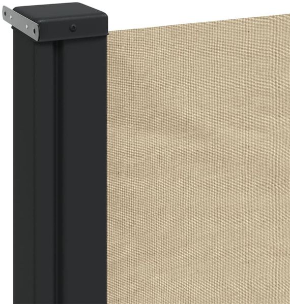 vidaXL Seitenmarkise Ausziehbar Beige 160x600 cm 4004525 Bild 7