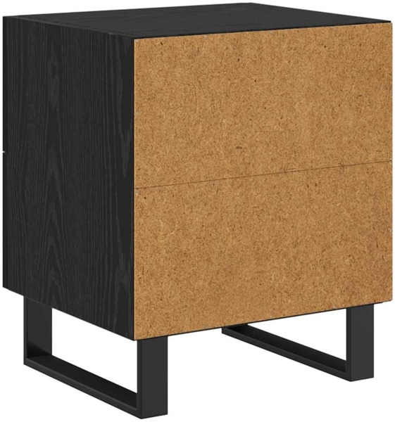 vidaXL Nachttisch Schwarz Eichen-Optik 40 x 35 x 47,5 cm Holzwerkstoff 882062 Bild 7