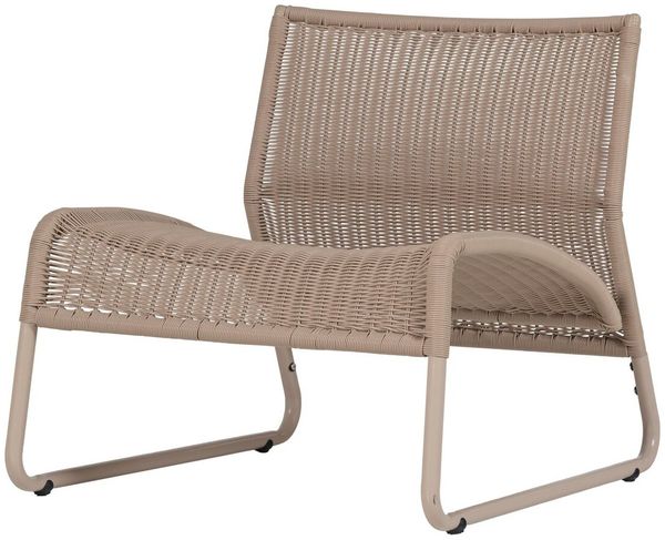 Gartensessel West - Polypropylen & Metall, Sand