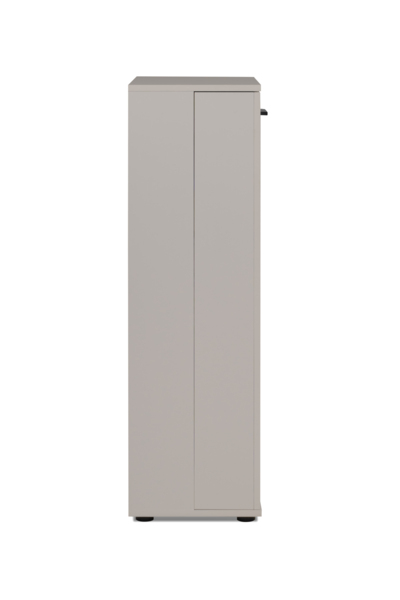 Finori Satos 02B Kommode / Schuhschrank, Samt | Schuhschrank für Flur | Maß: B x H x T ca. 50 x 110 x 34 cm | Schuhschrank mit Platz für bis zu 12 Paar Schuhe 1 Tür mit wechselbarem Türanschlag und 2 Einlegeböden und 3 Kunststoffstangen zur Schuhfixierung Kor... Bild 5