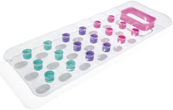 Bestway 43040 - Luftmatratze 188x71cm"Fashion" (188 x 71 cm, Transparent)