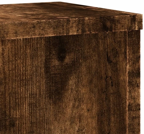 vidaXL Pflanzenständer 2 Stk. Räuchereiche 17 x 17 x 60 cm Holzwerkstoff 852937 Bild 7