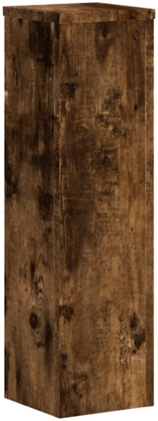 vidaXL Pflanzenständer 2 Stk. Räuchereiche 17 x 17 x 60 cm Holzwerkstoff 852937 Bild 3