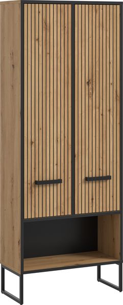 Bagno Hochschrank breit in Artisan Oak Nachbildung