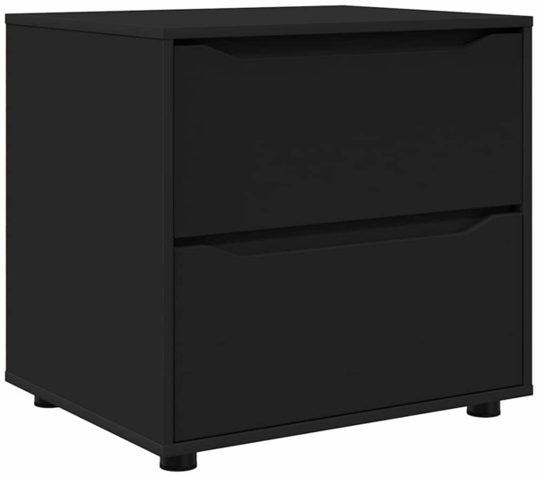 vidaXL Aufbewahrungsschrank Schwarz 60 x 48 x 57 cm Holzwerkstoff 888828