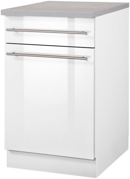 wiho Küchen Unterschrank Chicago 40 cm breit, 1 Schubkasten und 1 Tür Bild 4