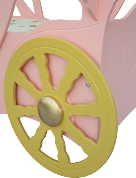 Kinderbett Prinzessin Kutsche in Rosa Bild 7