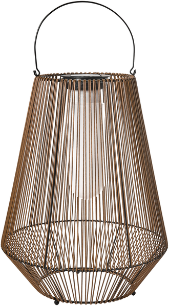 Solarbetriebene Laterne LUSWISHI 68 cm Naturfarben