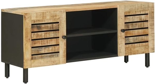 vidaXL Stauraumschränke Natur 105 x 33 x 46 cm Massivholz Mango 4018844 Bild 2