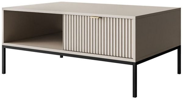 Lookway Couchtisch CORTADO L-104 mit Schublade, Breite 104 cm