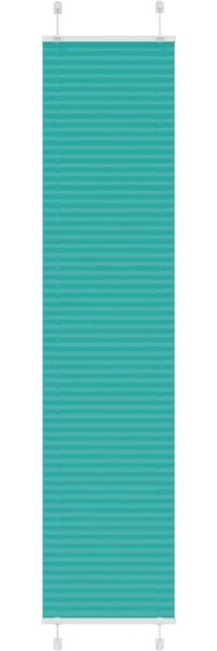 vidaXL Plissee Petrolgrün 40x200 cm Stoffbreite 39,4 cm Polyester 4015403