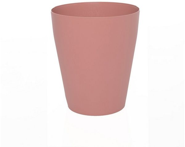 Sinoba Papierkorb rund moderner Mülleimer Papiereimer 788789, aus Kunststoff ideal für Kinderzimmer Küche Büro, 12 Liter Höhe 26,5cm