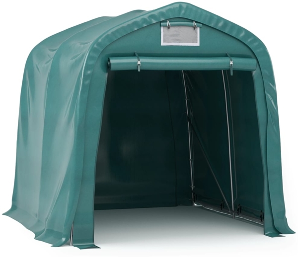 vidaXL Garagenzelt PVC 2,4x2,4 m Grün 3056431