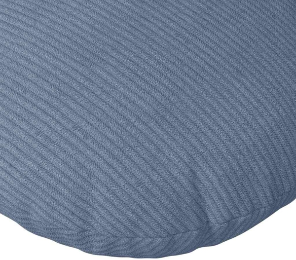 vidaXL Sitzkissen 2 pcs Blau Ø 30 cm Cordstoff 42014115 Bild 6