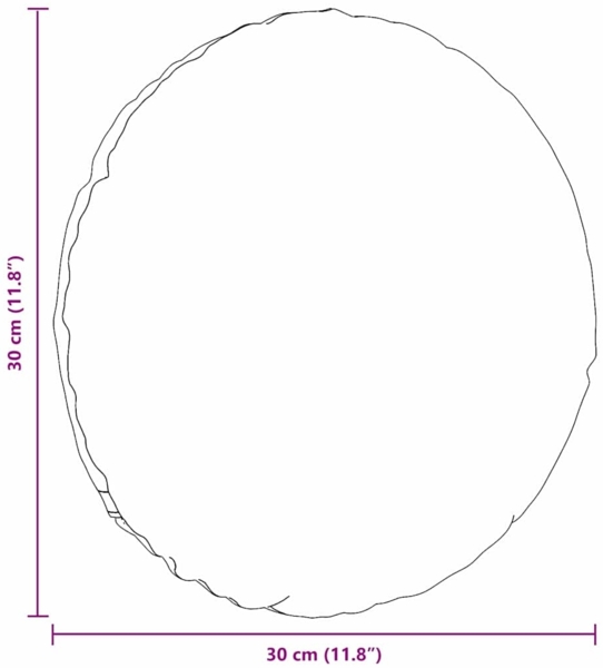 vidaXL Sitzkissen 2 pcs Blau Ø 30 cm Cordstoff 42014115 Bild 8