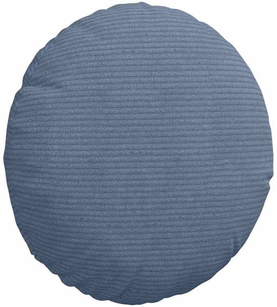 vidaXL Sitzkissen 2 pcs Blau Ø 30 cm Cordstoff 42014115 Bild 4