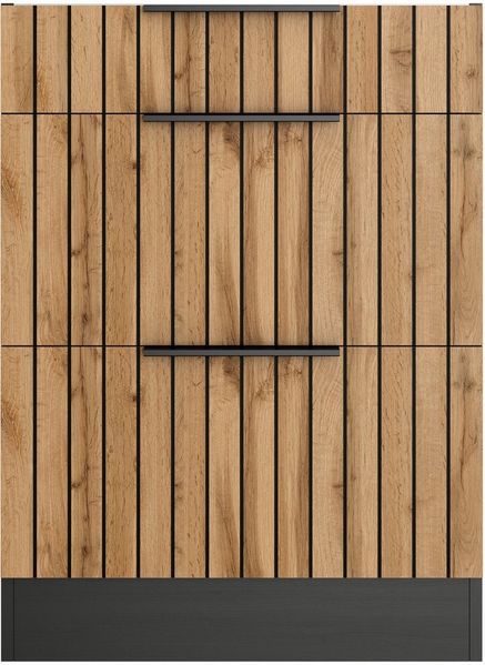 KOCHSTATION Unterschrank KS-Lagos Breite 60 cm, 1 Schubkasten, 2 Auszüge