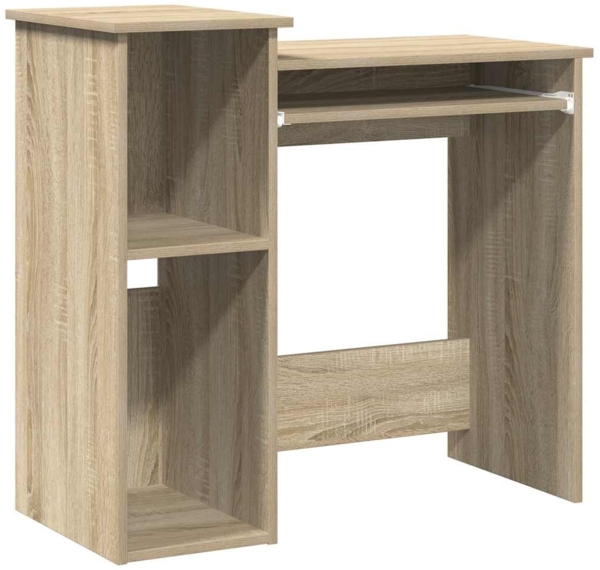 vidaXL Schreibtisch mit Regalen Sonoma-Eiche 84x40x78 cm Holzwerkstoff 860447