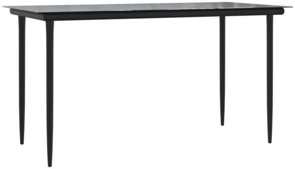 vidaXL 5-tlg. Garten-Essgruppe mit Kissen Poly Rattan und Stahl 3187055 Bild 9