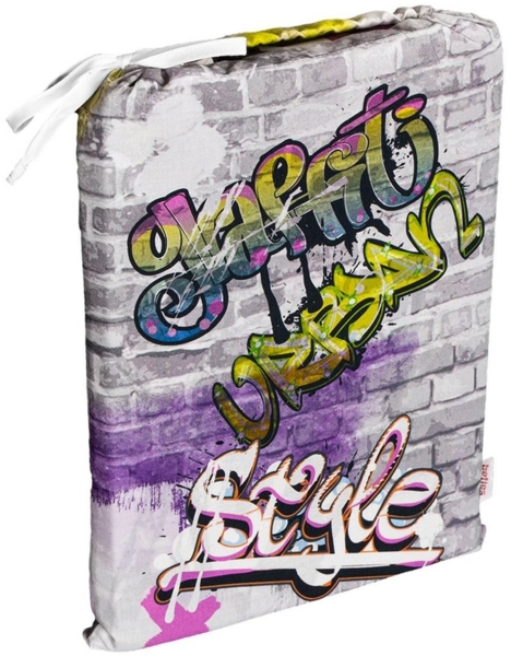 Jugend Bettwäsche-Set ca. 155x220 cm „Graffiti Move“ coole beties Garnitur