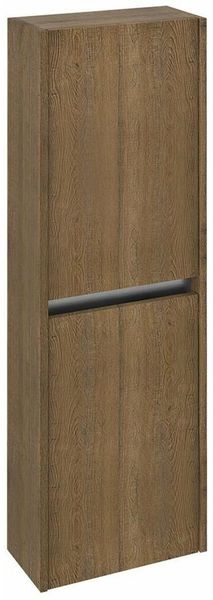 NIRONA Hochschrank 40 x 140 x 20 cm, 2x Tür, links/rechts, Eiche Sherwood (NR452)