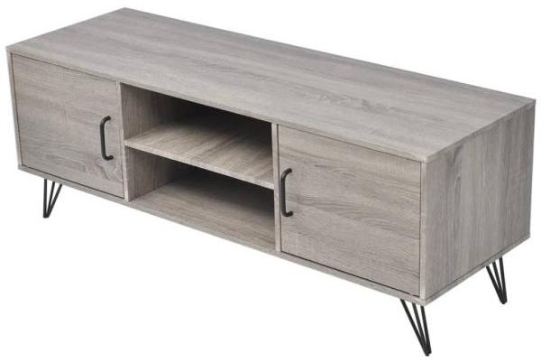 vidaXL TV-Schrank Grau 120x40x45 cm Grau 243449