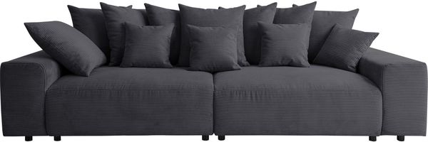 WERK2 Big-Sofa Maxi B, Mega Sofa mit viel Platz, Breite 290 cm, pflegeleichte Bezüge, Maximaler Kuschelkomfort: XXL-Sofa mit 78 cm Sitztiefe & 12 Kissen